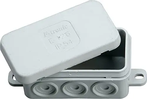 Produktbild: Kopp Abzweigdose, 86 x 44 x 40mm, ohne Klemmleiste, grau, 371200005