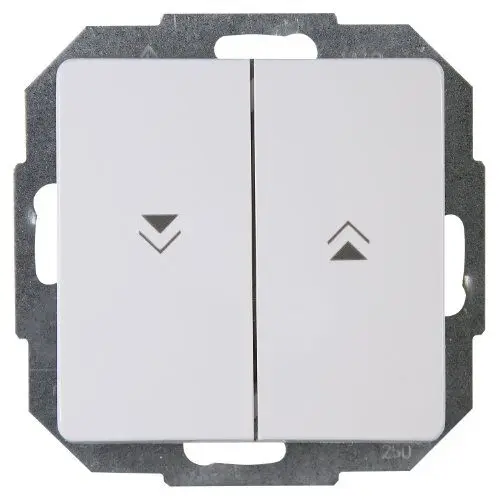 Produktbild: Kopp Paris Jalousieschalter, IP 20, arktis-weiß, 250V~, 651502087