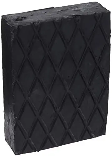 Produktbild: Kora Gummiblöcke 160x120x40mm, schwarz