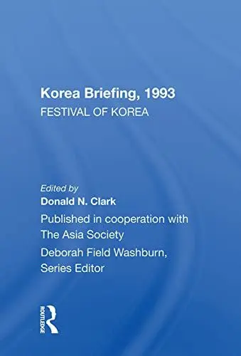 Produktbild: Korea Briefing 1993: Festival of Korea