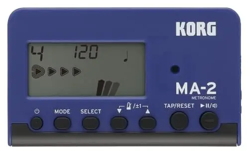 Produktbild: Korg MA-2 LCD-Taschen-Digital-Metronom blau/schwarz