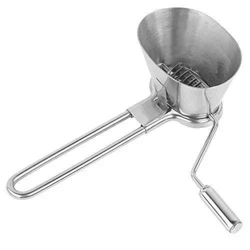 Produktbild: Manueller Lebensmittelzerkleinerer, Korianderzerkleinerer aus Edelstahl, Manuelle Gewürzmühle, Gemüsemahlwerkzeuge Zum Kochen von Gemüse, Zwiebeln, Knoblauch, Salaten