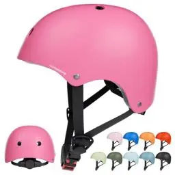 Produktbild: KORIMEFA Kinder Fahrradhelm Kinderhelm Skaterhelm Verstellbar für 3 Jahre Junge für Fahrrad Roller Skateboard Scooter 3-13 Jahre Alt Junge Mädchen