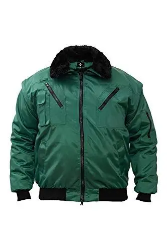 Produktbild: Korntex Pilotenjacke Arbeitsjacke Wasserdicht Winddicht Grün - XS