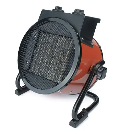 Produktbild: Korona 60002 Elektrischer Heizlüfter | Keramik-Heiztechnologie | Leistungsstarkes Heizgebläse | 2in1 Heizlüfter und Ventilator | 3.000 Watt | Für große Räume, Baustelle, Garage, Werkstatt, Büro