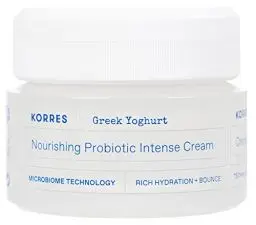Produktbild: KORRES GREEK YOGHURT Intensiv nährende probiotische Feuchtigkeitscreme - trockene Haut für das Gesicht, dermatologisch getestet, 40 ml
