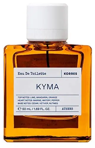 Produktbild: KORRES KYMA Eau de Toilette für Herren, frischer & belebender Herrenduft, dermatologisch getestet & vegan, 50 ml