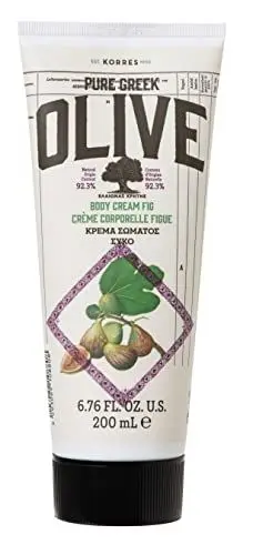 Produktbild: KORRES Olive Fig feuchtigkeitsspendende Bodymilk für geschmeidige Haut, mit extra nativem Olivenöl, mit Duft von frischen Feigen, vegan, 200 ml