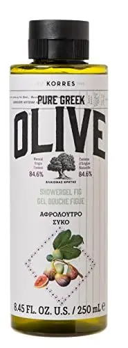 Produktbild: KORRES Olive Fig feuchtigkeitsspendendes Duschgel für geschmeidige Haut, mit extra nativem Olivenöl, mit Duft von frischen Feigen, vegan, 250 ml, 250 ml