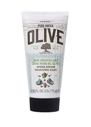 Produktbild: KORRES Olive Sea Salt Handcreme, mit pflegendem Olivenöl, zarter Meersalz-Duft, feuchtigkeitsspendend & nicht fettend, vegan, 75 ml