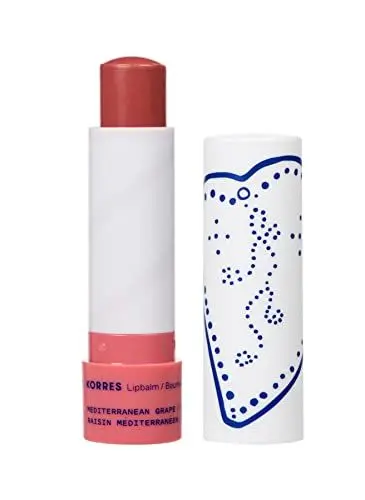 Produktbild: KORRES pflegender Lip Balm Mediterranean Grape, getönt neutral purple, Lippenpflege mit Johanniskrautöl, vegan & dermatologisch getestet, 4,5 g