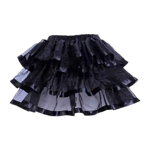 Produktbild: Korsett Rock Buisnesskleid Frauen Hosenrock Damen Schwarz Rock Damen Rot Glockenrock Knielang Kostüm Damen Faltenrock Damen Kurz Tüllrock Orange Damen Halloween Rock Mädchen Hexenrock
