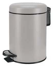 Produktbild: Kosmetikeimer One, Farbe: Platin, Material: Edelstahl/PP, Größe: Eimer 3 Liter 16,8 cm x 25 cm