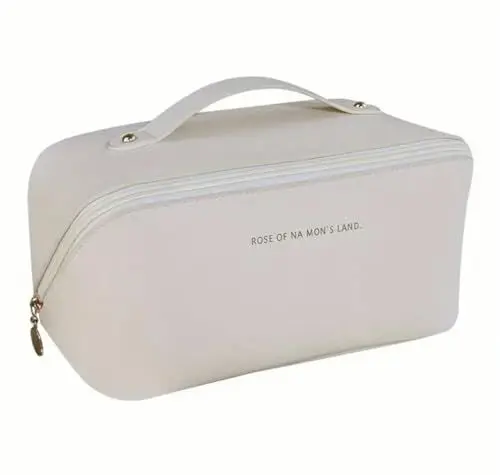 Produktbild: Kosmetiktasche, Kulturtasche Damen, kulturbeutel, Reise Kosmetiktasche Damen, Make Up Tasche Groß, wasserdichte Leder Make-up Tasche, Schminktasche Kosmetik Reise Täschchen