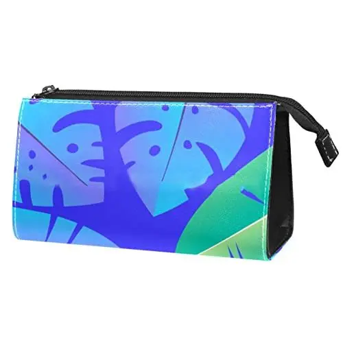 Produktbild: Kosmetische Reisetaschen, Make-up-Koffer, Make-up-Tasche für ToilettenartikelTropische Pflanzen Monstera Blätter