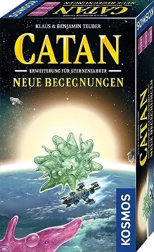 Produktbild: KOSMOS 683535 Catan - Sternenfahrer Erweiterung - Neue Begegnungen, nur spielbar mit Catan Sternenfahrer, Brettspiel für 3-4 Personen ab 12 Jahre, Siedler von Catan
