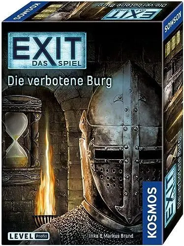 Produktbild: KOSMOS 692872 EXIT - Das Spiel - Die verbotene Burg, Level: Profis, Escape Room Spiel, EXIT Game für 1-4 Spieler ab 12 Jahre, EIN einmaliges Gesellschaftsspiel