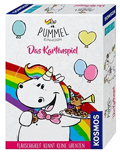 Produktbild: KOSMOS 697785 Pummeleinhorn - Das Kartenspiel. Flauschigkeit kennt keine Grenzen, Witziges Kartenspiel mit dem Pummeleinhorn