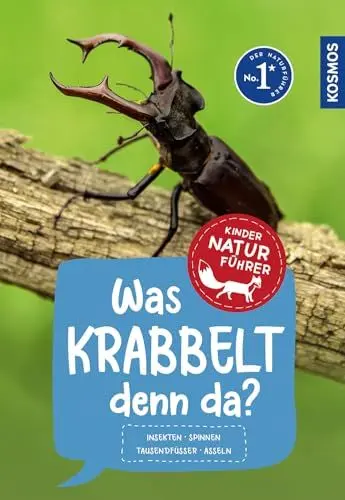 Produktbild: KOSMOS Was krabbelt denn da? Naturführer für Kinder ab 8 Jahren: Insekten, Spinnen, Tausendfüßer & Asseln – Entdecke die Krabbeltierwelt! - Empfohlen vom NABU (Kindernaturführer)