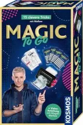 Produktbild: Kosmos 658236 Magic to go, Zauberkasten für Kinder ab 8 Jahren, 15 Coole Tricks Lernen mit Profi-Zauberer Mellow und praktischen Video-Anleitungen, Zaubertricks für Einsteiger