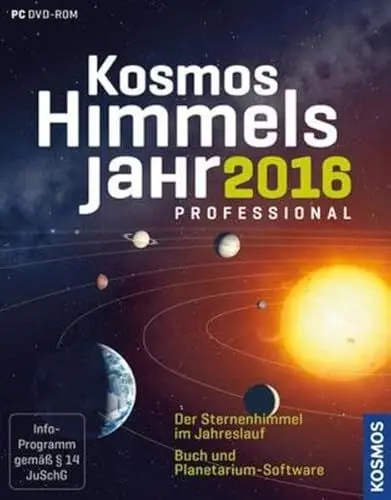Produktbild: Kosmos Himmelsjahr professional 2016: Der Sternenhimmel im Jahreslauf: Buch und Planetarium-Software