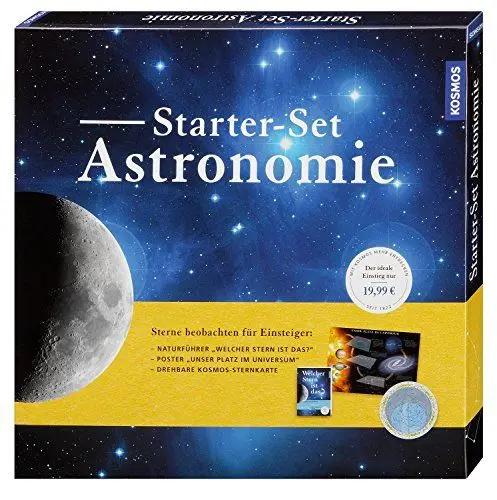 Produktbild: Kosmos Verlag Buch Starter-Set Astronomie: Sterne beobachten für Einsteiger: Naturführer 