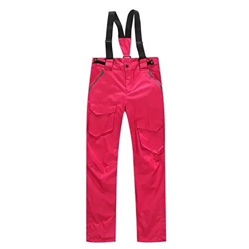 Produktbild: kosopse Jumpsuit Große Größen Damen isolierte Farbe Einteilige Hosen Hosen Damen-Jumphat Sommerschuhe Damen (Red, XXL)