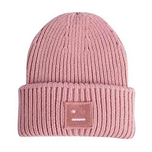 Produktbild: kosopse Mütze Bagger Winter Lustige Stickerei Gestrickte Wintermode Feste Hüte Warme Outdoor Skimütze Trim Hut Warme Mütze Mit Fliegermütze Damen Winter (PK1, One Size)