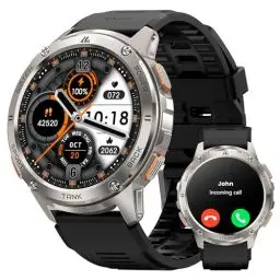 Produktbild: KOSPET Tank T3 Smartwatch Herren mit Telefonfunktion,40+Tage Akkulaufzeit,5ATM Wasserdicht, Fitnessuhr mit 1,43