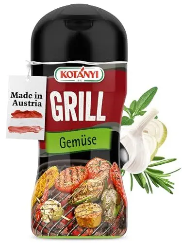 Produktbild: KOTÁNYI Grill Gemüse Grillgewürz 80g - Feinstes Grillgemüse mit Kotanyi-Gewürz - Gewürzmischung zum Grillen - 100% natürliche Zutaten - (Jetzt für die nächste Grillerei bestellen!)