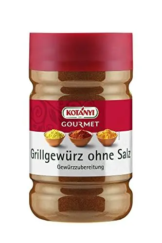 Produktbild: Kotanyi Grillgewürz ohne Salz, Gewürzzubereitung ohne Salz, Großverbraucher Dose 660 g