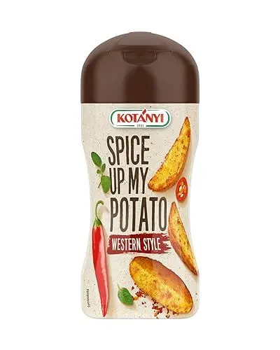 Produktbild: KOTÁNYI Western Style Grillgewürz 80g - Kartoffel-Gewürz für Pommes, Bratkartoffeln und Potato Wedges- Gewürzmischung zum Grillen - (Jetzt für die nächste Grillparty bestellen!)