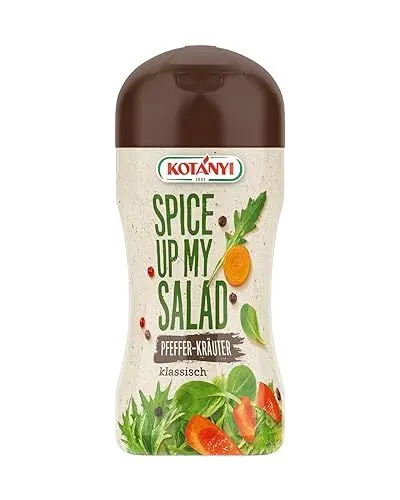 Produktbild: KOTÁNYI Pfeffer-Kräuter Salatgewürz 50g - Kotanyi-Gewürz für jeden Salat - Gewürzmischung zum Grillen - (Jetzt für die nächste Grillparty bestellen!)