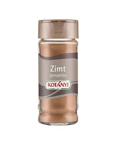 Produktbild: Kotányi Zimt gemahlen, würzig-süßer Geschmack, veredelt Milchreis, Gebäck, Desserts, Glas 80 ml