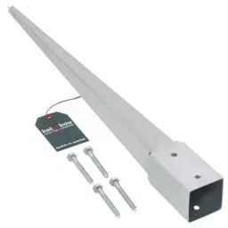 Produktbild: KOTARBAU® Einschlagbodenhülse 51 x 51 mm Länge 600 mm Feuerverzinkt Pfostenträger Stahl Einschlaghülse für Vierkantholzpfosten Bodenhülse Anker Erdanker Bodenanker für Holzpfosten