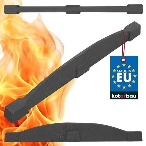 Produktbild: KOTARBAU Kaminrost 340 mm Einzelrost Tafelrost Aschenrost Rost Ersatzteile Zubehör Gusseisenrost Ofenrost Eckig Eckrost Gusseisen
