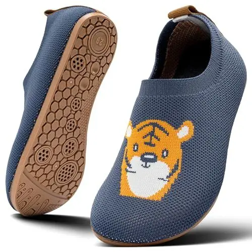 Produktbild: KOWAYI Hausschuhe kinder junge mädchen rutschfeste Pantoffeln Leichte für kleinkinder Hüttenschuhe slipper unisex LH-SHLAN-NIUJINDI-27