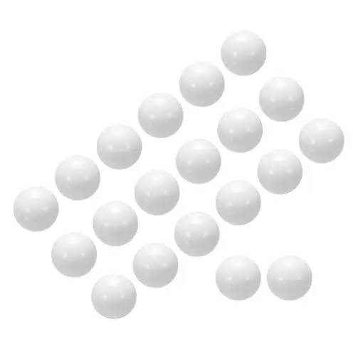 Produktbild: Kozelo 200 Stück PP-Solide Kunststoff-Kugellagerkugeln - (5mm) Präzisions-Solide PP-Kugellager für Make-up-Flaschen, Niedriglast-Lager, Laborgeräte