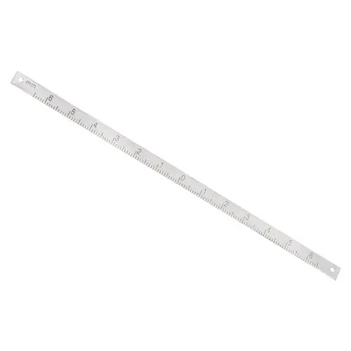Produktbild: Kozelo Mittelfindung Lineal - (65mm-0-65mm) Klebendes Aluminium-Mittenzentrierungs-Lineal mit Löchern zur Messung von Symmetrie bei Holzarbeiten, Handarbeiten und Stoffen, ab der Mitte