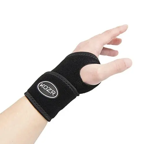 Produktbild: KOZR Handgelenk Bandagen,Handgelenkbandage für stabilisiert das Handgelenk,Handgelenkstütze Gelten Recht/Link,Schwarz handgelenkschoner Damen und Herren