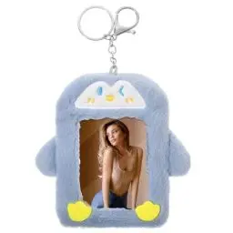 Produktbild: Photocard Holder,Mabor Plüsch Kpop Kartenhalter Idol Foto Kpop Album Schlüsselanhänger Foto Abzeichenhalter für Idol Fotos Kreditkarte Studentenausweis(3 Zoll)