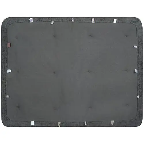 Produktbild: Krabbeldecke Laufstalleinlage Baby - Krabbelmatte 75x85cm - Bodenmatte - Spieldecke - Spielmatte - Spielteppich - Grün - Dark Green - Snoozebaby