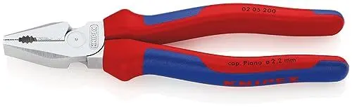 Produktbild: Knipex 02 05 200 Werkstatt Kraft-Kombizange 200mm DIN ISO 5746