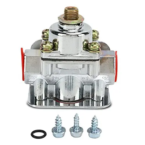 Produktbild: Kraftstoffdruckregler, 4-1/2 Bis 9 Psi 3/8 Zoll NPT-Anschluss Zinklegierung 12-803 Vergaser-Kraftstoffdruckregler