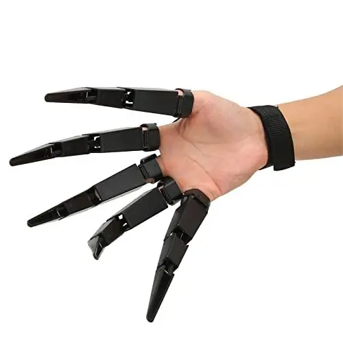 Produktbild: Krallenhandschuhe Cosplay, Halloween Gelenkige Finger Tragbare Horrific Finger Extension Party Supplies Cosplay Requisiten(Rechte Hand)