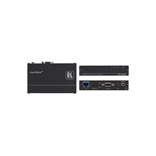 Produktbild: Kramer Electronics tp-580t-Konverter Video – Video-Konverter (schwarz, 18,8 cm, 11,4 cm, 2,4 cm, 12 V, 0 – 40 °C)