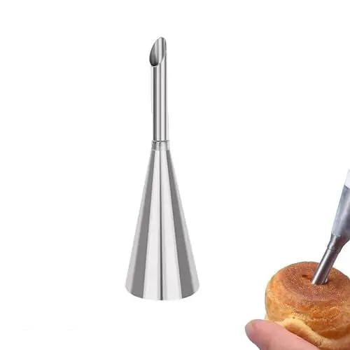 Produktbild: AnaTI Spritztüllen, 4 mm Creme Spritzbeutel Nozzle, für Cupcake Puffs Füllung Sahne Marmelade