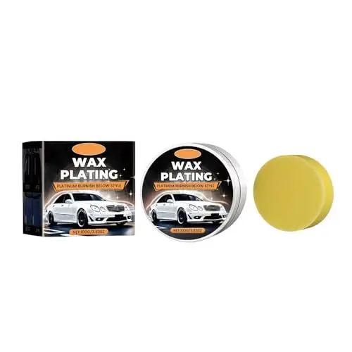 Produktbild: Kratzer Polish – 100ML Kratzerentferner mit Schwamm Auto-Politur zur Entfernung von Feinkratzern für Lack & Kunststoffe geeignet Hochwertige Autopflege Autokratzer Reparaturpaste (100ML)