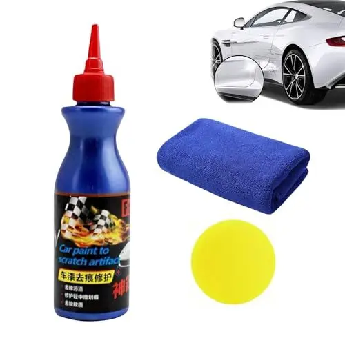 Produktbild: Kratzer-Reparaturwachs für Auto, Auto-Kratzer-Entferner Reparatur Kratzer-Entferner für Fahrzeuge Schwamm und Autowaschtuch mitbringen, für Entfernung tiefen Kratzern auf Car Scratch