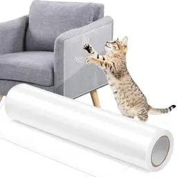 Produktbild: Kratzfolie Katzen Selbstklebend, Katzen Kratzschutz Sofa Transparent, Kratzschutz Wand, Kratzschutzfolie, Couch Katze, AntiKratz Tape für Möbel Couch Sofa Wand Tür Schutz